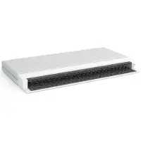 Furnlux Classic FURNLUX Matelas à ressorts Capri White 120x200cm / Hauptfarbe : Weiß / Abmessungen : 120 x 200 x 15 cm