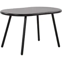 CLP Table basse Velva - 45 x 80 x 45 cm - Gris foncé