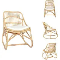 vidaXL Chaise en rotin lin - fauteuil