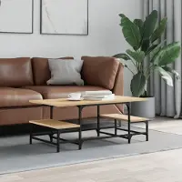 Prolenta Maison Exclusive - Table basse en chêne Sonoma 100x50,5x40 cm Matériau dérivé du bois