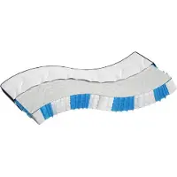 Syfax Matelas à ressorts ensachés dureté moyenne 100x200 cm
