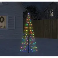 Prolenta Maison Exclusive - Sapin de Noël LED, 200 LED, multicolore, 180 cm