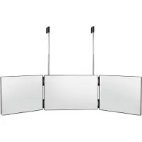 VERK 24232 Miroir cosmétique suspendu noir