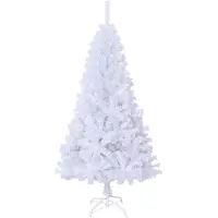Prolenta Maison Exclusive - Sapin de Noël artificiel à grosses branches, blanc, 150 cm, PVC