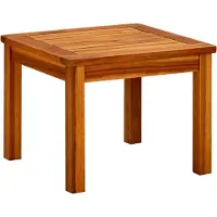Syfax Table basse de jardin 45x45x36 cm Bois solide d'acacia