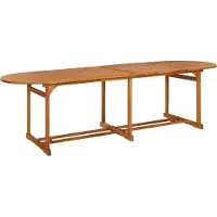 Prolenta Maison Exclusive - Table à dîner de jardin 280x90x75 cm Bois d'acacia massif