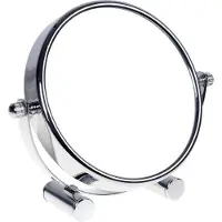 Sonstiges Miroir cosmétique pivotant à 360° grossissement 5x miroir sur pied miroir de salle de bain