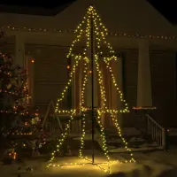 Prolenta Maison Exclusive - Arbre de Noël cône 300 LED d'intérieur/d'extérieur 120x220 cm