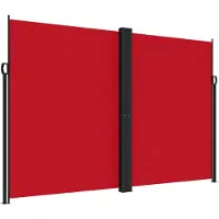 Syfax Auvent latéral rétractable Rouge 220x1200 cm