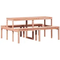 Syfax Table de pique-nique 160x134x75 cm bois massif de douglas