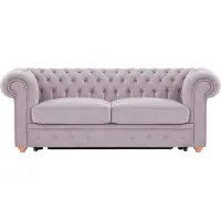 Wintech Chesterfield Max Borneo – Canapé trois places convertible avec sommier-Velluto 14-aveo