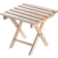 StarTech.com Table d'appoint/table basse pour terrasse/balcon - Table de jardin - 39 x 37 cm - Naturel