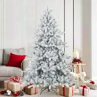 Prolenta Maison Exclusive - Sapin de Noël artificiel à charnières enneigé blanc 180 cm