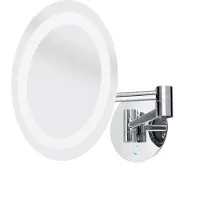Nimco Miroir cosmétique LED avec éclairage Ø 229 mm