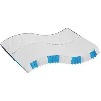Syfax Matelas à ressorts ensachés dureté moyenne 200x200 cm