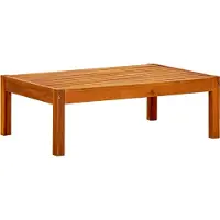 Syfax Table de jardin 85x57x29 cm Bois d'acacia massif