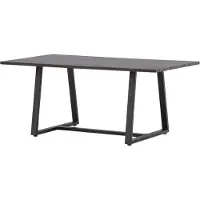 Furnlux Classic FURNLUX Table basse Plankton Noir 60cm / Hauptfarbe : Schwarz / Abmessungen : 60 x 110 x 40 cm