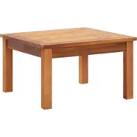 Syfax Table basse de jardin 60x60x36 cm Bois solide d'acacia