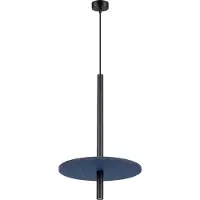 Sollux Lampe suspendue FELTRO 1 noir/marine 1xG9 8W feutre/acier 126x30x30cm