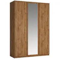Wójcik Grande armoire à 3 portes avec miroir pour la chambre à coucher Fribo