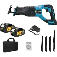 OEM Scie pendulaire, puissance 3000W, changement de lame sans outil, 2 batteries