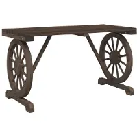 Syfax Table de jardin 115x55x65 cm bois de sapin massif