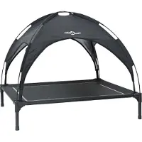 Syfax Lit pour Chien Noir 90 x 81 x 80,5 cm Acier