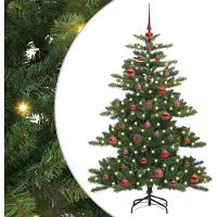 Syfax Sapin de Noël Artificiel à Branches Articulées Vert 150 cm