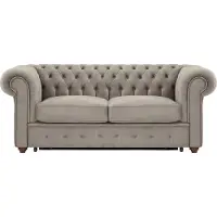 Wintech Chesterfield Max Borneo – Canapé deux places convertible-Velluto 3-dark oak