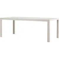 Furnlux Classic FURNLUX Table de salle à manger d'extérieur Mirko Beige 90cm / Couleur principale : Beige / Dimensions : 90 x 205 x 74 cm