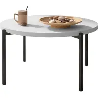 Mirjan 24 Table basse PASQUAL 1 – noir / blanc