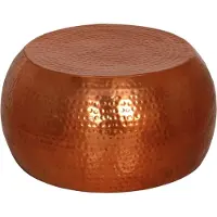 Prolenta Maison Exclusive - Table basse en laiton Ø55x28 cm Aluminium
