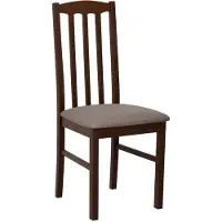 Mirjan 24 Chaise de salle à manger rembourrée EDON 12 - noyer / marron 1