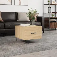 Prolenta Maison Exclusive - Table basse en chêne Sonoma 50x50x40 cm Matériau dérivé du bois