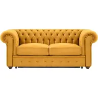 Wintech Chesterfield Max Borneo – Canapé deux places convertible-Velluto 8-dark oak