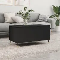 vidaXL 2025 cloris Table basse Noir 90x44,5x45 cm Bois composite - Tables basses Sale1970748 1parcel