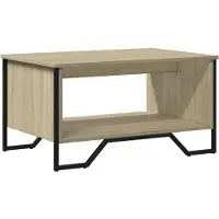 Syfax Table basse chêne sonoma 75x51x40 cm bois d'ingénierie