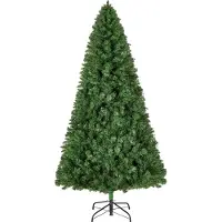 StarTech.com Sapin de Noël artificiel - Sapin/arbre de Noël - Hauteur 2,2 m - Aspect naturel - 1346 pointes de branches - Support métallique stable - Pour la maison, le bureau et les fêtes