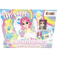 Craze Calendrier De L'avent Unicory Avec Poupée Fée Licorne Spéciale & 24 Surprises Passionnantes Pour La Poupée