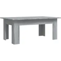 Syfax Table basse Sonoma gris 100x60x42 cm Bois d'ingénierie