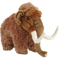 Living Nature Doudou mammouth en laine grand jouet en peluche