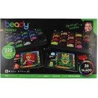 Toymax av. Plaques pour perles Family - 14 400 Perles - - UneTaille - Perles