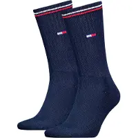 Tommy Hilfiger Chaussettes bleu / rouge sang / blanc