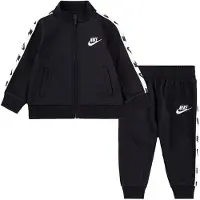 Nike Kids Full Zip With Logo Tap Set Noir 18 mois Garçons, Filles Noir 18 mois