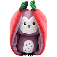 Flipetz Peluche - Violet Le Hibou Strawberry - 20 cm - - UneTaille - Peluche