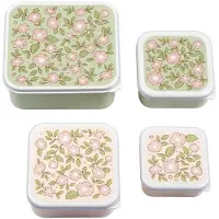 A Little Lovely Company Kit de Boîtes à Repas - 4 pièces - Fleur - - UneTaille - Boîte à Repas
