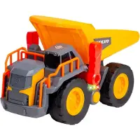 Dickie Toys Véhicule jouet Go Real / Construction Volvo Power Dump Truck Benne 203725013