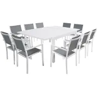 Happy Garden SET1267-50GW, Blanc, 10 sièges, 1435 mm, 140 mm, 1435 mm, 30.2 kg