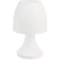Atmosphera Lampe de chevet LED blanche 19 cm