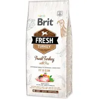 Brit Fresh turkey with pea light fit &amp; slim - Dinde fraîche &amp; pois pour chiens peu actif ou en surpoids - 12 kg